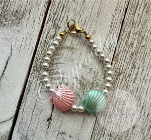 White Sea Shell Bracelet - RTS