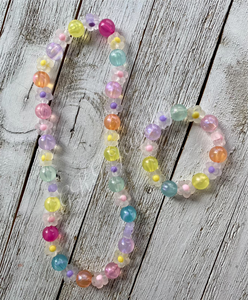 July - Monthly Beaded Stretchy Necklace