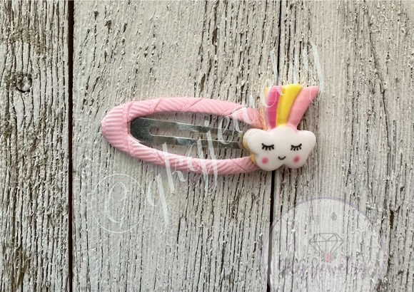 Rainbow Cloud Barrette - RTS