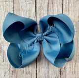 Antique Blue Ribbon Bow