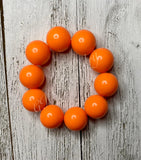 Chunky Orange Bracelets - MTO