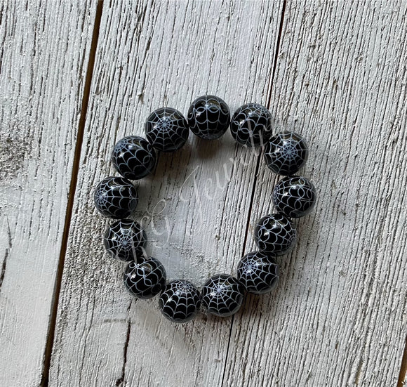 Black Cobweb Bracelet