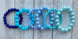 Chunky Blue Bracelets - MTO