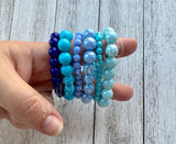 Chunky Blue Bracelets - MTO