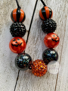 Jack-o'-Lantern Bubblegum Necklace