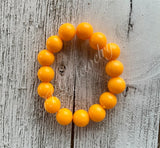 Chunky Orange Bracelets - MTO