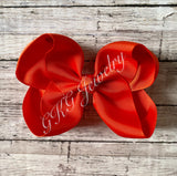 Autumn Orange Bow - RTS