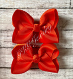 Autumn Orange Bow - RTS